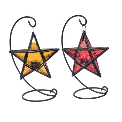 RORPOIR Candlestick Decorative Home Accessories Candle Holder Lantern Cone Holder Stand Moroccan Candle Aroma Diffuser Iron Art Lamp Dining Room Table Decor Terrarium Decor Plant Wedding