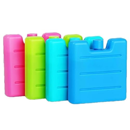 2 FREEZER BLOCKS - Portable Ice Pack Cooler Box | Ice Block For Picnic Lunch Camping BBQ'S Outdoor Activities | Keep Food Cool & Fresh | Multi Purpose Reusable Ice Packs | Beverage Ice Block