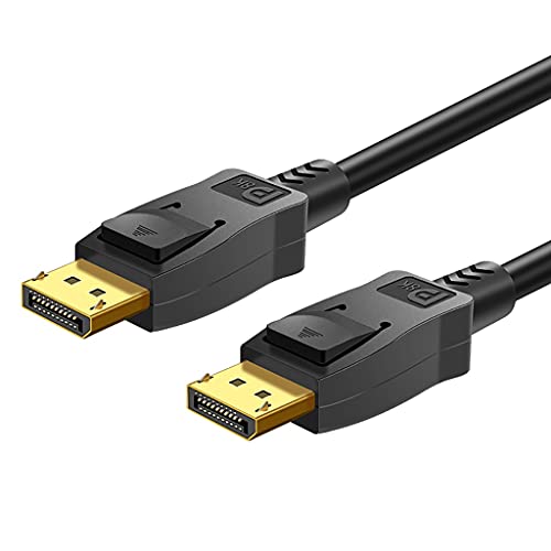ASFD Monitor Cable 1.4 DP to DP Cable Computer Monitor Cord (8K@60Hz, 4K@144Hz, 2K@240Hz) High Speed DisplayPort Cable with Gold Plated Cable (Length : 1.5m)