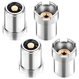 4 Pcs 510 Thread Magnetic Adapter Universal Magnetic Connector Screw Tips for Soldering Iron, Metal Connector Adapters for Circuit Board Repair Tools Electronic Devices