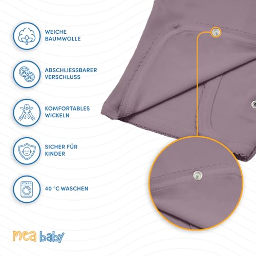 MEA BABY Unisex Baby Wickelshirt Wickeljacke Langarm, 100% Baumwolle im 5er Pack. Wickelshirt für Mädchen, Wickelshirt für Junge (Mädchen2, 56)