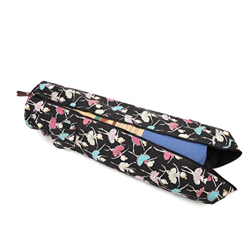 Boence Yoga Mat Bag, Full Zip Exercise Yoga Mat Sling Bag With Sturdy Canvas, Smooth Zippers, Adjustable Strap, Large Functional Storage Pockets - Fits Most Size Mats (Ballet Girl) #TOP1