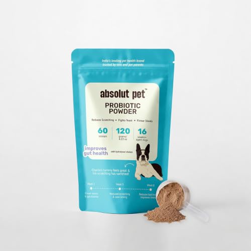 Image of Absolut Pet Probiotic Gut Health Powder for Dogs | 60 Servings