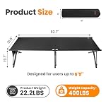 Heavy Duty Camping Cot for Adults, 31.5'' Wide Folding Cot, Support 400LBS - Image 3