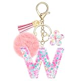Accessoire tendance et idéal: Ce porte-clés rose à initiale florale est un souvenir tendance et fonctionnel, idéal pour les femmes et les filles qui aiment les accessoires élégants et personnalisés. Son format compact le rend facile à transporter et ajoute une touche de charme à toutes les tenues