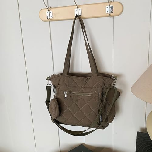 Sac à bandoulière pour femme grand volume chic et résistant mode automne hiver - 5