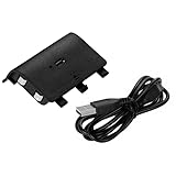 No aplicable: No aplicable BATERIA + CABLE CARGA PARA MANDO MICROSOFT XBOX ONE, 1200 MAH, COLOR NEGRO