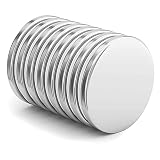 Realth Neodymium Disc Magnets Dia 1" x 0.08" 8 Pack Thick Heavy Duty Rare Earth Magnets Round Perman