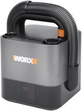 Worx WX030.9 Araba Elektrikli Süpürge 20V (S/Bat), 20 V, Siyah