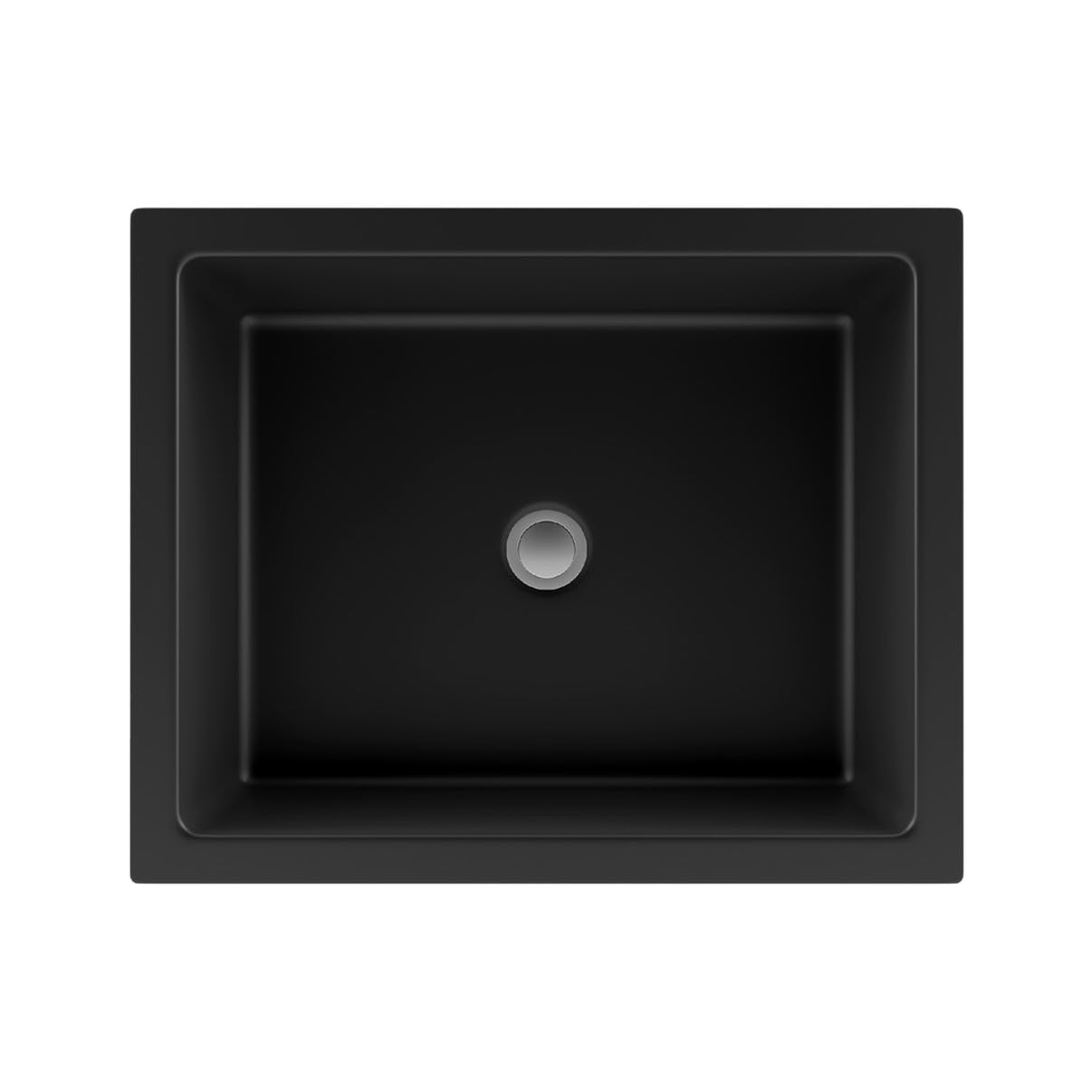 19" Granite Composite Undermount Bathroom Sink, Quartz Bathroom Sinks, Rectangle Bathroom Vanity Sink, Drop In Basin Sink, Galaxy Black Bathroom Sink, Lexicon Platinum LP-V330-K