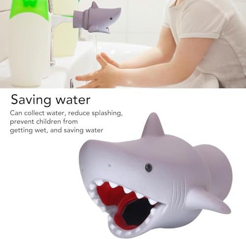 Image of Bathtub Spout Cover for Kids:Toddler Bathtub Faucet Cover for Kids,Spout Cover Bathroom Tub Shark,Faucet Cover Baby Bathtub Silicone for Kids, Toddler, Infant, Gifts for Children