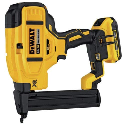 Dewalt DCN681D1R 20V MAX Cordless Lithium-Ion 18 Gauge Narrow Crown Stapler Kit (Renewed)
