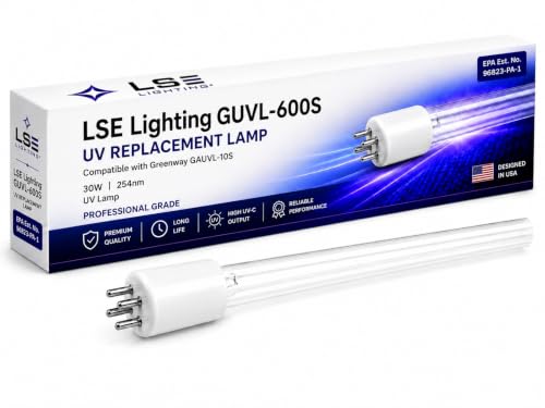 LSE Lighting GUVL-600S 30W 254nm UV Lamp for Greenway GAUVL-10S