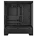 ASUS A31 Black ATX Mid-Tower Gaming Case, Dual Tempered Glass, Frameless, BTF Hidden Connectors, 360 AIO Support, Angled Base, ARGB, Optimized Airflow, Seamless Cable Management