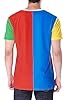 COSAVOROCK Men's Clown Costume T-Shirts (XXL, Colourful) #1