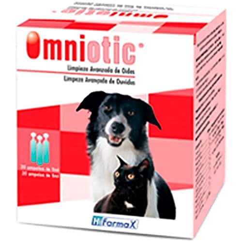 Hifarmax Omniotic - Limpiador de Orejas para Mascotas, 20 x 5 ml Cover