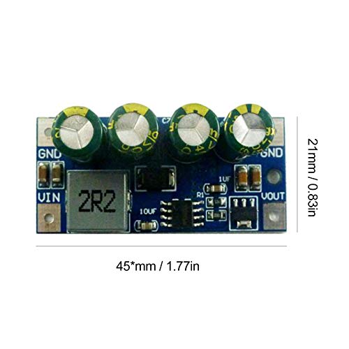 DECDEAL Módulo conversor de potências de intensificação DCtoDC DC3.7-4.5V a 5V placa de circuito int