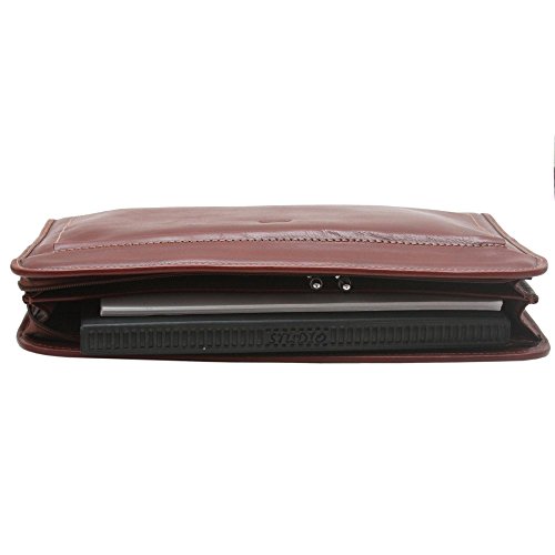 Pasta Envelope em Couro 9178 - Preto
