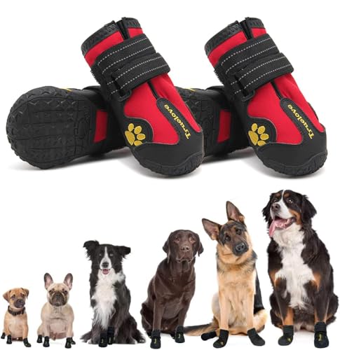Expawlorer Anti-Slip Dog Shoes for Large Dogs