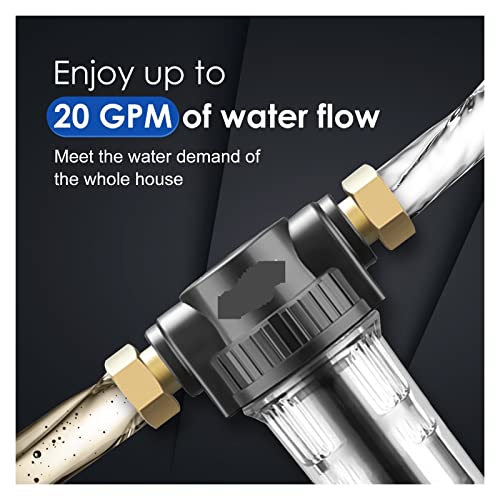 Filtre à eau réutilisable sédiments pour préfiltration maison - 6