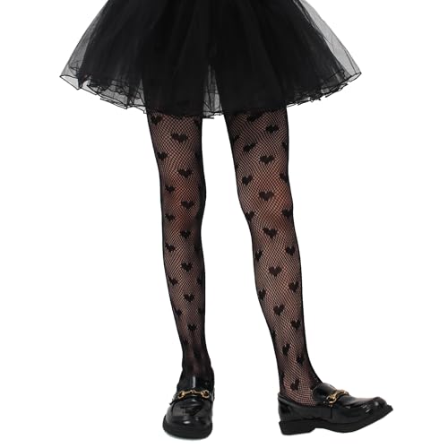 Girls Lace Fishnet Tights Toddler Sheer Patterned Stockings Hollow Dance Pantyhose for Kids Halloween Tights3