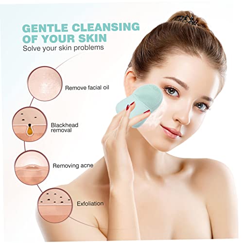FOMIYES Escova De Rosto De Silicone Escova De Silicone Para Lavar o Rosto Escovas Manuais De Limpeza