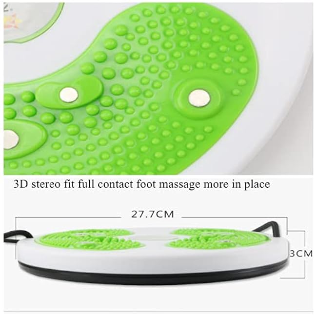 Ab Twister Board for Exercise Waist Twisting Disc with 8 Magnets Fitness Twister with Handles Trims Waist Arms Hips and Thighs