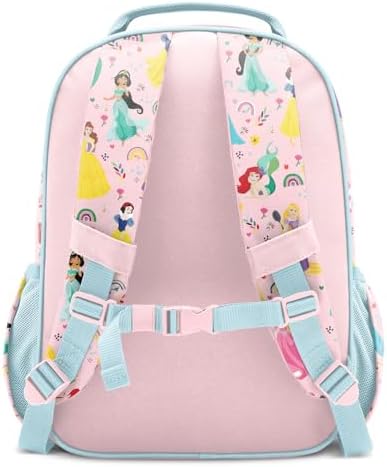 Simple Modern Medium Disney Toddler Backpack for School Girls and Boys | Kindergarten Elementary Kids Backpack | Fletcher Collection | Kids - 15" tall | Princess Rainbows - 1