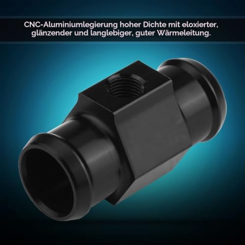 Wassertemperatur Verbindungsrohr Schlauch Sensor Messgerät Adapter für Universalmotorrad(18mm)