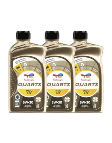 TotalEnergies Olio Motore Quartz Ineo RCP 5W30, Benzina e Diesel,