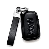 Smyfob for Lexus Key fob Cover Leather Lanyard Keychain Protector Holder Car Key case Accessories