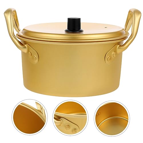 FONDOTIN Suppentopf Aus Aluminium Kochtopf Für Suppe Milchbehälter Wiederverwendbarer Suppentopf Kochtöpfe Mit Deckel Suppentopf Für Die Küche Hot Pot Fonduetopf Instant-Nudeltopf – Bild 4