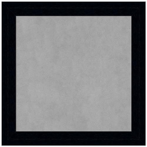 Amanti Art Black Framed Magnetic Board, 24x24, Modern Office Decor