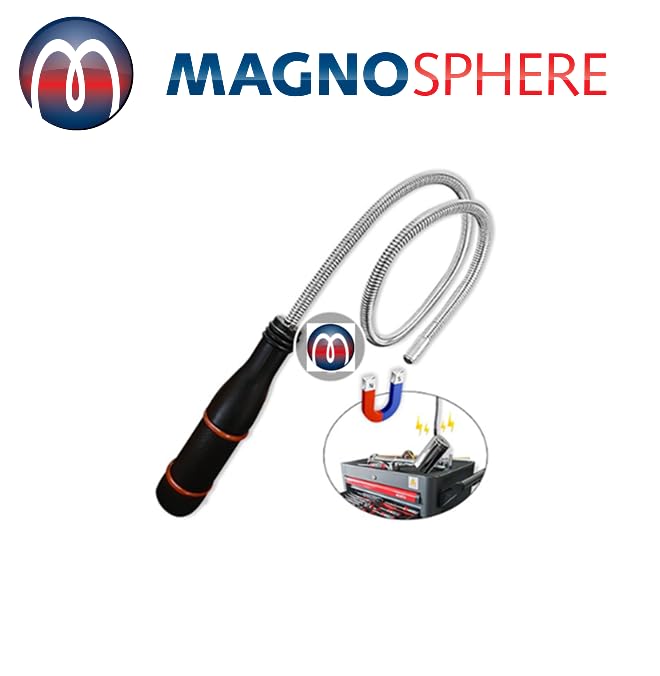 Sollevatore Magnetico Flessibile Da 60 Cm - Calamita Portatile Per Raccogliere Oggetti Metallici, Chiavi, Bulloni - Foto 6