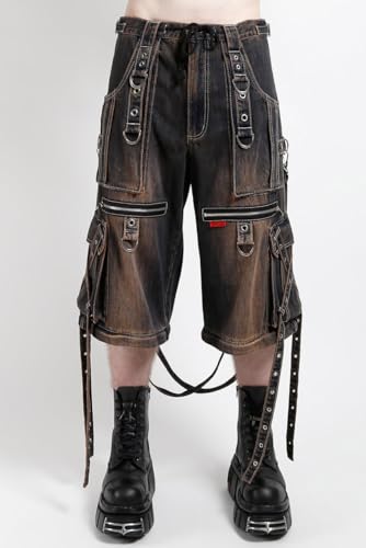 Dirty X-Strap Pants [Dirty WASH Blue Denim]2