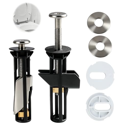 2 Pièces Boulons et Vis de Fixation pour Abattant WC, En Acier Inoxydable, Kit de Fixation Abattant WC Facile à Installer, Universel pour Siège de SéCurisé Toilette, Convient à Des Trous de 14-20 MM