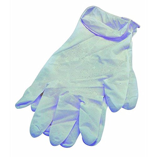 Stanley Hand Helpers Disposable Latex Gloves, Lightly Powdered, One