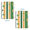 Shamrocks Irish Flag Clovers 3 PCS Car Air Freshener Hanging Aromatherapy Tablets Automotive Ornament for Auto Room Bathroom Bedside Square #2