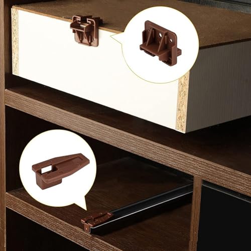 Accesorios de montaje para cajones multiusos: juego de 10 piezas regulables 7
