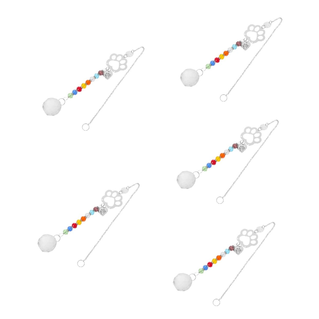 Pendentif Suspendu Forme de Griffe Attrape Soleil Ornement Mur Fenêtre