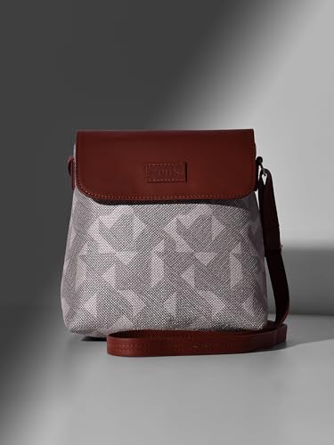 Image of ZOUK Flap Sling Bag | Crossbody Bags for Women | Women's Handbags | Stylish | Vegan Leather Evening Bag | Travel & Office Use | Purse and Wallet |
