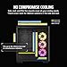 CORSAIR iCUE Link 3500X RGB Mid-Tower ATX PC Case – Panoramic Tempered Glass – Reverse Connection Motherboard Compatible – 3X CORSAIR iCUE Link RX120 RGB Fans Included – Black