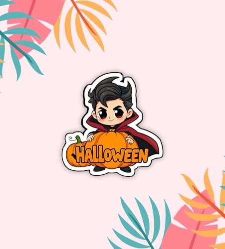 Image of Gift Me Bazar Wooden Fridge Magnet for Refrigerator Stylish | Decorative Items for Kitchen | Magnet for Almirah | Washing Machine | Indian Souvenir Gift Items (Halloween)