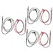 OSALADI 3pcs Heavy Duty Test Probe Needle Probe Mini Trash Can Wire Sink Drainers Triangular Probe Test Measuring Resistance and Accurate Door Silencer Meter Pen Line
