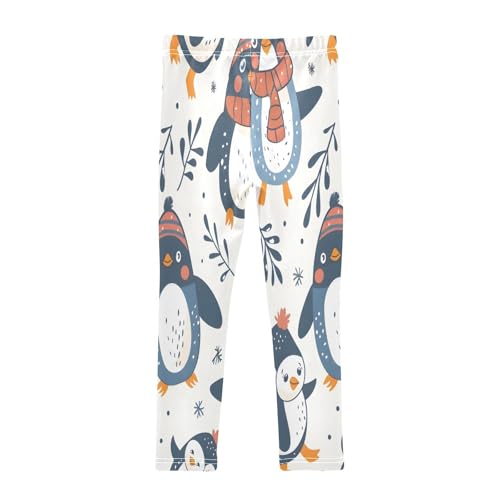 Bolaz Toddler Girls Leggings Printed Yoga Pants Leggings Hat Penguins for Kids2