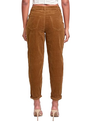 YMI Jeans Women's Corduroy Mom Fit Pants3