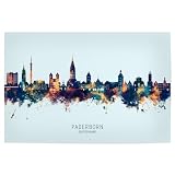 artboxONE Poster 30x20 cm Städte Paderborn Skyline 