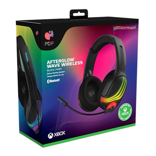 PDP Xbox Afterglow Wave Wireless Headset Black