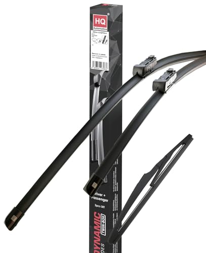 HQ Automotive Wiper Blades for DACIA Duster SUV (2024 and later) Front Rear Wipers Replacement Kit