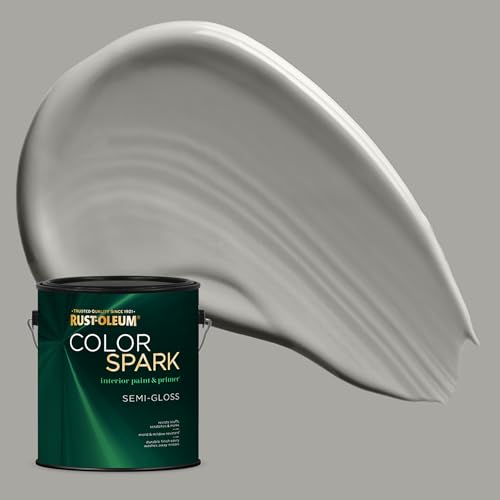 Image of Rust-Oleum Color Spark Interior Paint and Primer in One, Semi-Gloss, Chi-Town Skyline, 1 Gallon